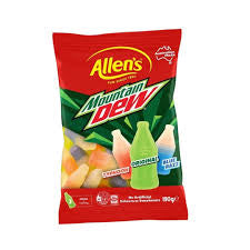Allen’s Mountain Dew Soda Bottles
