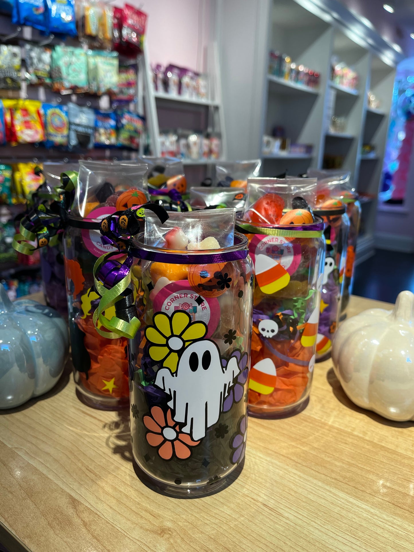 Reusable Halloween cups with 150g Halloween mix