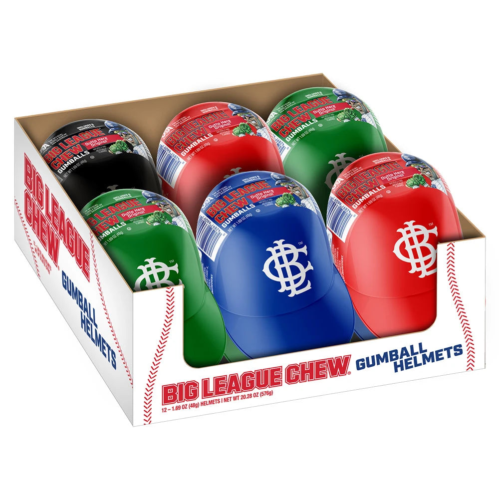 Big League Chew Gum-ball Helmets