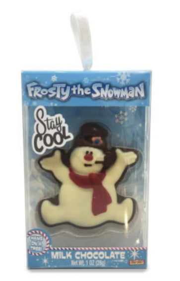 Frosty the Snowman chocolate ornament