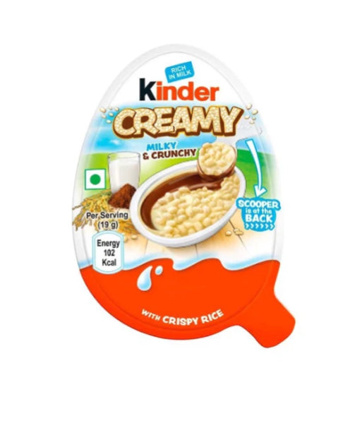 Kinder Creamy- Milky & Crunchy