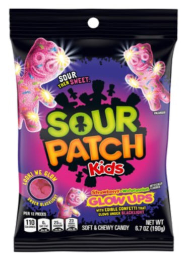 Sour patch kids Glow ups