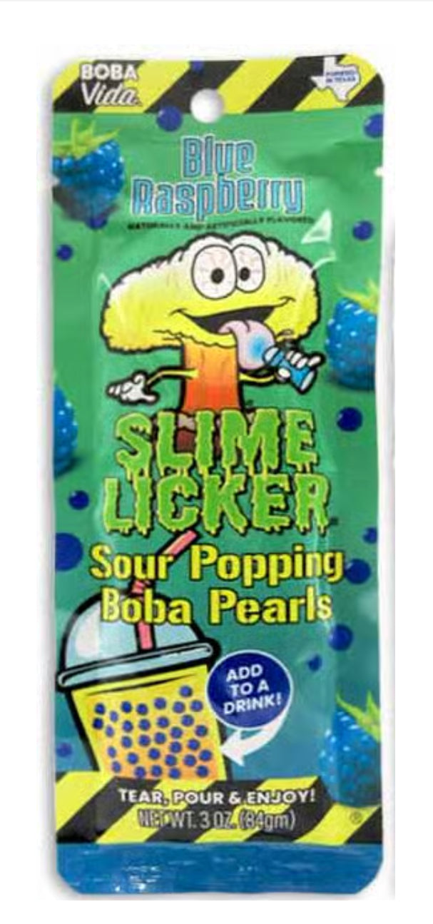 Slime Licker Sour Popping Boba Raspberry