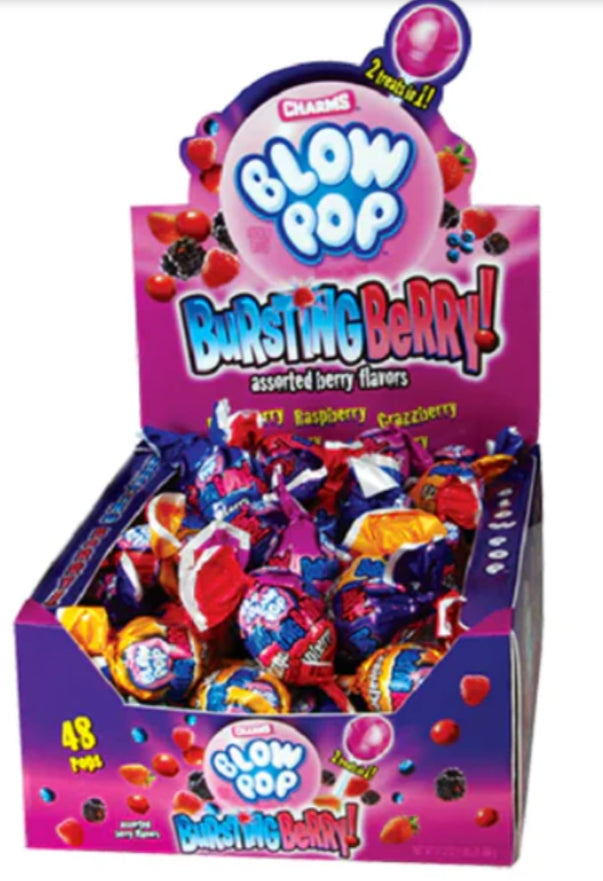 Charms Blow Pops Bursting Berry