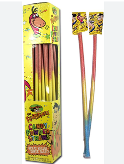 Flinstones Sugar Straws