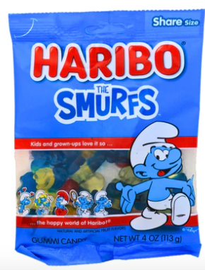 Haribo Smurfs