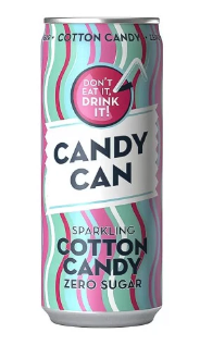 Candy Can Cotton Candy - Sparkling Drink - Zero Sugar