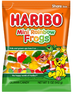 Haribo Mini Rainbow Frogs