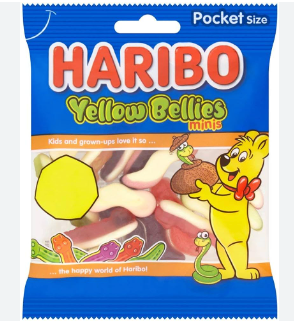 Haribo Yellow Bellies - British