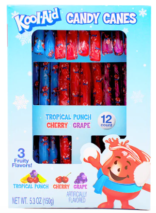 Kool-Aid Candy Canes