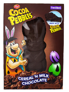 Cocoa Pebbles Milk Chocolate Easter Bunny