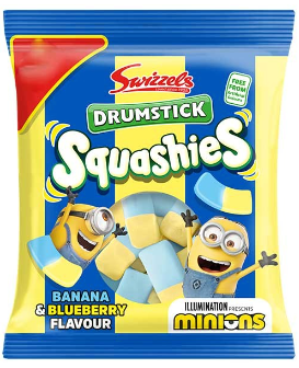 Squashies Minions Banana & Blueberry