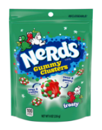 Nerds Holiday Gummy Clusters Stand Up Pouch