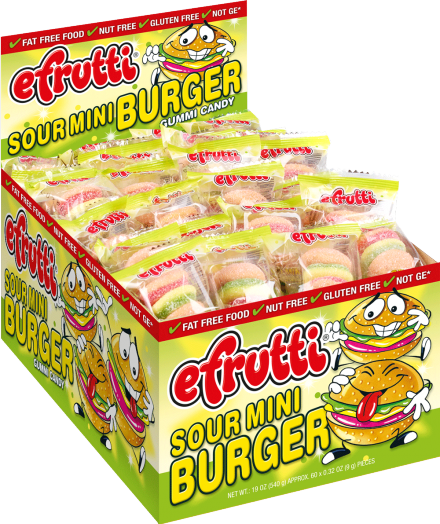 eFrutti Sour Mini Burger