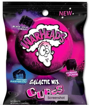 Warheads Galactic Cubes