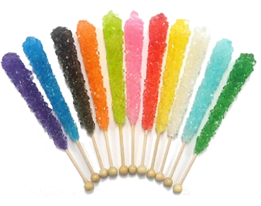 Rock Candy Sticks, Assorted