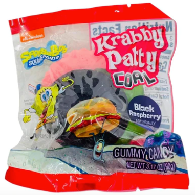 Krabby Pattie Coal Shaped Slider