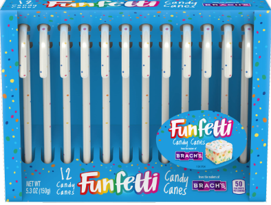 Funfetti Candy Canes