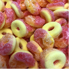 Freeze Dried Peach Rings
