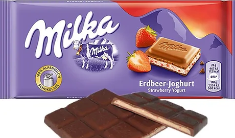 Milka Strawberry Crème