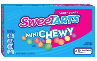 Wonka Sweetart Chewy Mini Theatre Box