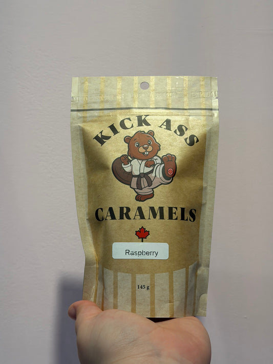 Kick Ass Caramels- Raspberry