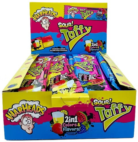 Warheads Sour Taffy Bars 2in1
