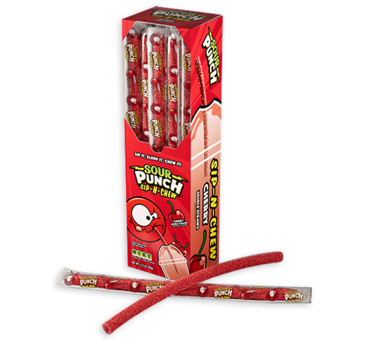 Sour Punch Straws Cherry