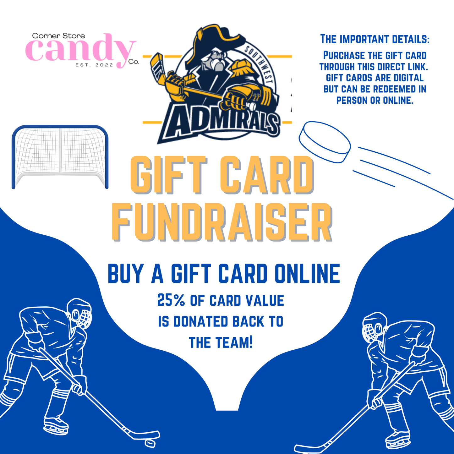 Southwest Admirals Gift Card Fundraiser