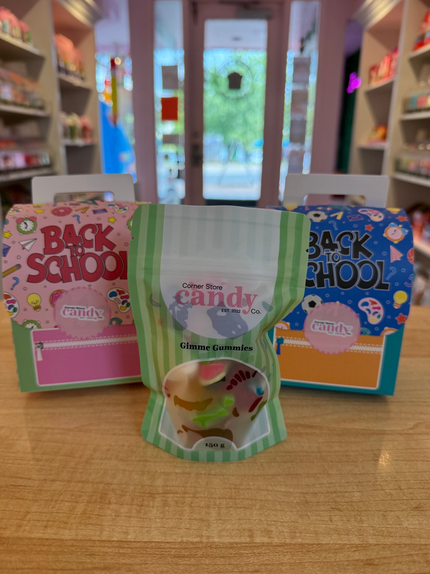 Back to School Backpack Gift Box with 150g Gummy Mix