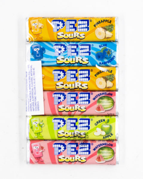 Pez Refill Sour Candy 6Pack