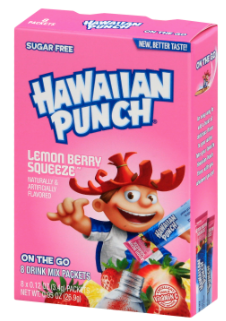Hawaiian Punch On the Go Sugar Free Lemon Berry Squeeze