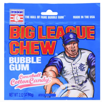 Big League Chew Curveball Cotton Candy