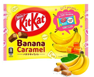 Kit Kat Banana Caramel Chocolate - Japanese
