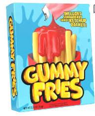 Gummy Fries with Candy Ketchup