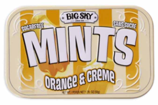 Big Sky Orange & Creme Sugar Free Mints