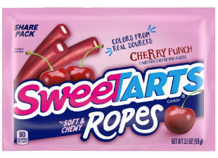 Sweetart Ropes Cherry Punch