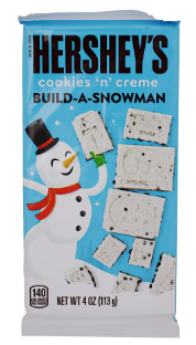 Hershey's Cookies N' Cream Build a Snowman XL bar