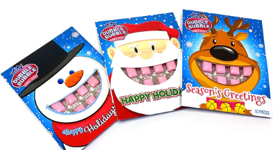Dubble Bubble Holiday Gum Cards