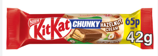 Kit Kat Chunky Hazelnut Cream - British