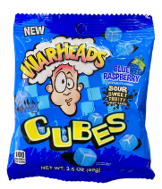 Warheads Blue Raspberry Cubes