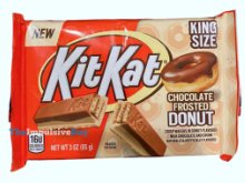 Kit Kat Chocolate Frosted Donut - KING SIZE
