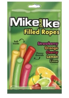Mike & Ike Filled Licorice Ropes