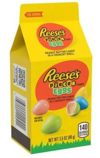 Reese's Pieces Pastel Eggs Mini Carton