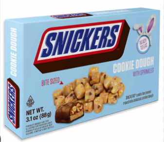 Snickers Easter Cookie Dough with Sprinkles