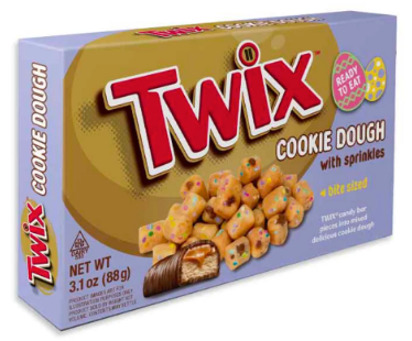 Twix Easter Cookie Dough with Sprinkles