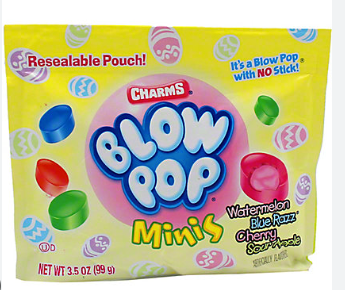 Charms Blow Pop Minis Easter Pouch