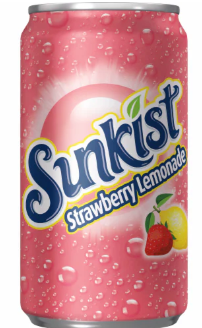Sunkist Strawberry Lemonade Soda