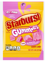 Starburst Gummies All Pink 5oz