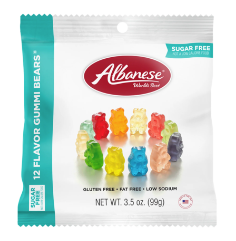 Albanese Sugar Free 12 Flavour Gummy Bears 3.5oz